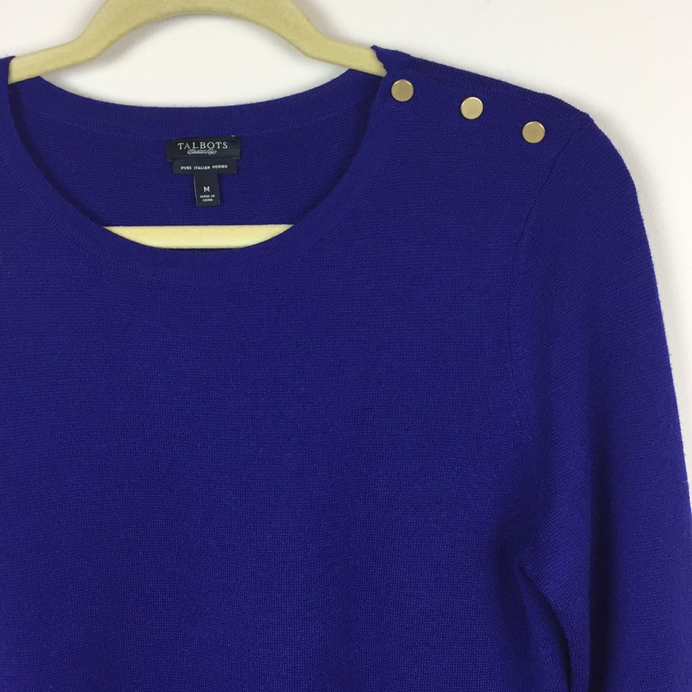 Talbots - Pure Merino Wool Long Sleeve Dress